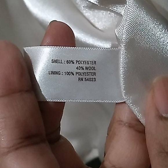 Coat with wool cream in good condition - Picture 8 of 9